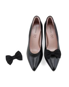 Butterfly Bow Clip In Black