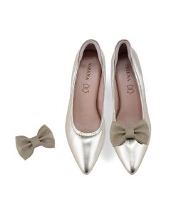 Butterfly Bow Clip In Champagne Gold