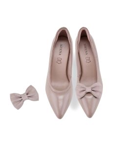 Butterfly Bow Clip In Pink