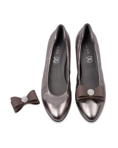 Miss Butterfly Clip In Grey