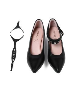 Pearl & Diamond Strap in Black