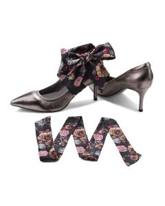 Sirena Signature Satin Strap in Black